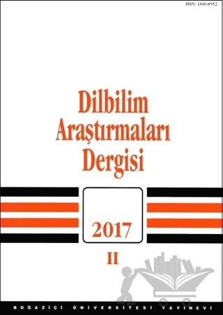 Dilbilim Araştırmaları Dergisi 2017 - 2 – Boğaziçi Üniversitesi Yayınevi kitap kapağı