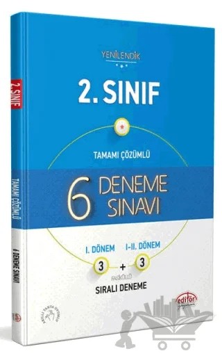 2. Sınıf Tamamı Çözümlü 6 Deneme Sınavı Fasiküllü – Kolektif – Editör Yayınevi kitap kapağı