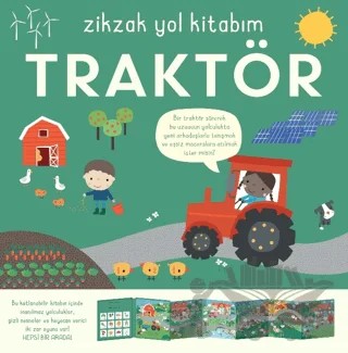 Zikzak Yol Kitabım - Traktör – Kolektif – İndigo Çocuk kitap kapağı