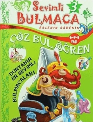 Sevimli Bulmaca 3 : Eğlenin Öğrenin – Kolektif – Vişne Çocuk kitap kapağı