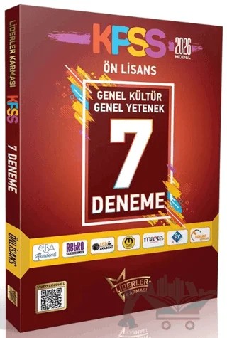 2026 KPSS Ön Lisans Genel Kültür Genel Yetenek 7 Deneme – Kolektif – Liderler Karması Yayınları kitap kapağı