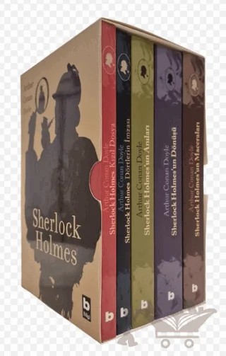 Sherlock Holmes Serisi (5 kitap – Kutulu Set) – Arthur Conan Doyle – Bilgi Yayınevi kitap kapağı