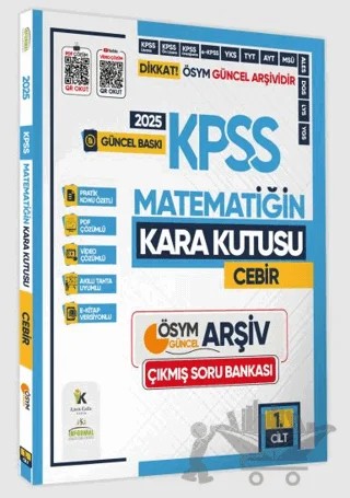 2025 KPSS Matematiğin Kara Kutusu 1.Cilt Konu Özetli Dijital Çözümlü ÖSYM Çıkmış Soru Havuzu Bankası – Kolektif – Karakutu Yayın kitap kapağı