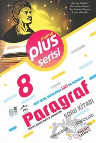 Palme 8. Sınıf Plus Serisi Paragraf Soru Kitabı – Serenat Onan, Sibel Erçetin – Palme Yayınları kitap kapağı