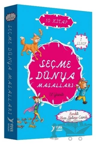 1. Sınıf Seçme Dünya Masalları El Yazılı - 10 Kitap Takım – Kolektif – Yuva Yayınları kitap kapağı