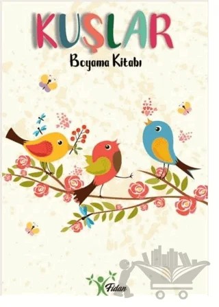 Kuşlar - Boyama Kitabı – Kolektif – Fidan kitap kapağı