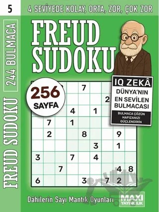 Freud Sudoku 5 – Bertan Kodamanoğlu – Maxi Yayıncılık kitap kapağı