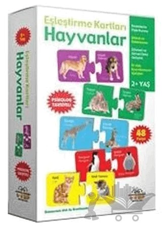 Hayvanlar - Eşleştirme Kartları – Muhammet Cüneyt Özcan – 0-6 Yaş Yayınları kitap kapağı