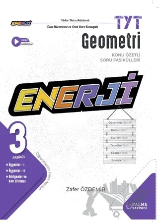 TYT Enerji Geometri Konu Özetli Soru Fasikülleri – Zafer Özdemir – Palme Yayınları kitap kapağı