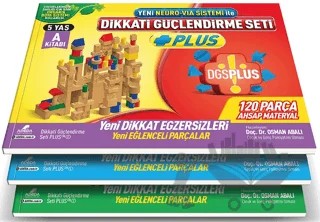 Dikkati Güçlendirme Seti Plus (3 Kitap Materyalsiz - 5 Yaş) – Osman Abalı – Adeda Yayınları kitap kapağı