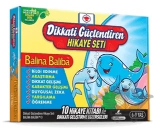 Balina Baliba ile Dikkatimizi Güçlendirelim (10 Kitap Takım) – Hasan Ay – Adeda Yayınları kitap kapağı