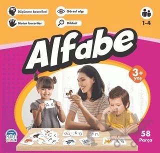 Alfabe - Eğitici Yapboz – Kolektif – Martı Çocuk Yayınları kitap kapağı