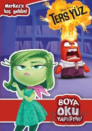 Disney - Ters Yüz - Boya Oku Yapıştır – Kolektif – Doğan Egmont Yayıncılık kitap kapağı