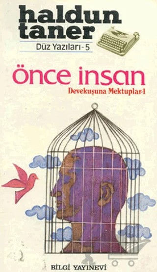 Önce İnsan Devekuşuna Mektuplar 1 – Haldun Taner – Bilgi Yayınevi kitap kapağı