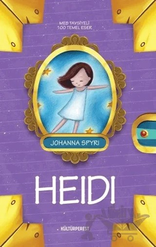 Heidi – Johanna Spyri – Kültürperest Yayınevi kitap kapağı