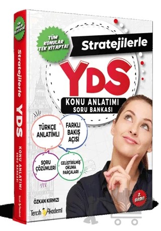 Stratejilerle YDS Konu Anlatımı – Özkan Kırmızı – Tercih Akademi Yayınları kitap kapağı