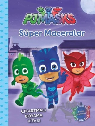 Pjmasks Süper Maceralar – Kolektif – Doğan Egmont Yayıncılık kitap kapağı