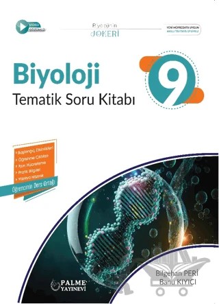 2025 9. Sınıf Biyoloji Tematik Soru Kitabı – Bilgehan Peri, Banu Kıyıcı – Palme Yayınları kitap kapağı