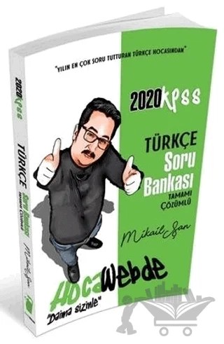 2020 KPSS Türkçe Soru Bankası – Mikail Şan – HocaWebde Yayınları kitap kapağı