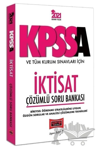 2021 KPSS A Grubu ve Tüm Kurum Sınavları İçin İktisat Çözümlü Soru Bankası – Kolektif – Yargı Yayınevi kitap kapağı