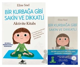Bir Kurbağa Gibi Sakin ve Dikkatli (2 Kitap Set) – Eline Snel – Pegasus Yayınları kitap kapağı