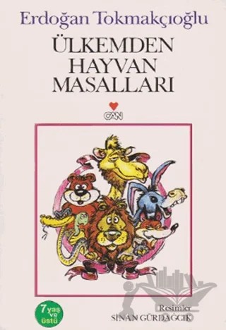 Ülkemden Hayvan Masalları – Erdoğan Tokmakçıoğlu – Can Çocuk Yayınları kitap kapağı