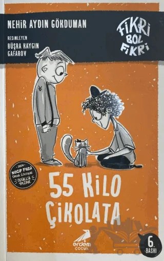 Fikri Bol Fikri - 55 Kilo Çikolata – Nehir Aydın Gökduman – Erdem Çocuk kitap kapağı