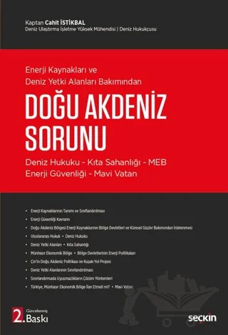 Doğu Akdeniz Sorunu – Cahit İstikbal – Seçkin Yayıncılık kitap kapağı