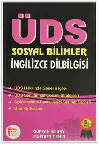 ÜDS Sosyal Bilimler İngilizce – Mustafa Demir – Pelikan Tıp Teknik Yayıncılık kitap kapağı