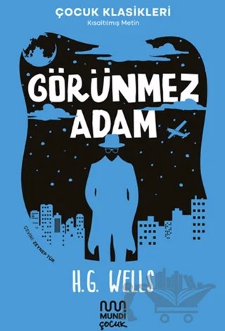 Görünmez Adam – H. G. Wells – Mundi Çocuk kitap kapağı