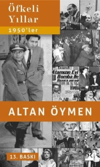 Öfkeli Yıllar – Altan Öymen – Doğan Kitap kitap kapağı