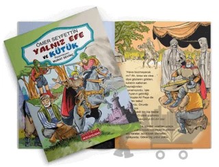 Ömer Seyfettin Hikayeleri Yalnız Efe ve Kütük (Renkli Resimli 1. ve 2. Sınıflara - 6+Yaş) – Ömer Seyfettin – Bordo Ressam kitap kapağı