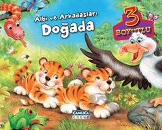 Albi ve Arkadaşları Doğada (3 Boyutlu) – Kolektif – Çamlıca Çocuk Yayınları kitap kapağı