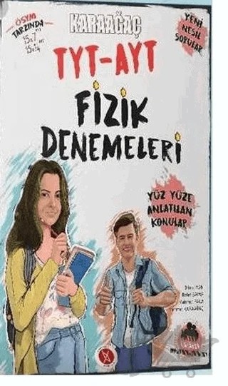 TYT AYT Fizik Denemeleri Yüz Yüze Anlatılan Konular – Kolektif – Karaağaç Yayıncılık kitap kapağı