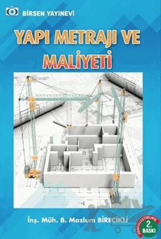 Yapı Metrajı ve Maliyeti – Mazlum Birecikli – Birsen Yayınevi kitap kapağı
