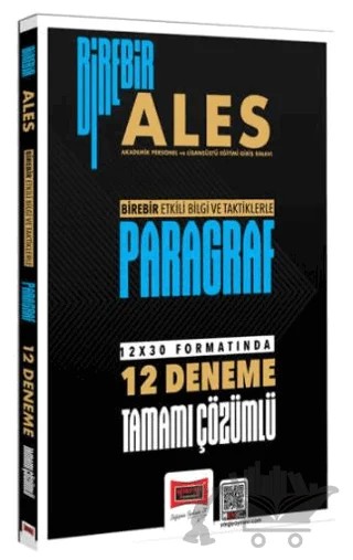 2026 Birebir ALES Paragraf Tamamı Çözümlü 12 Deneme – Kolektif – Yargı Yayınevi kitap kapağı