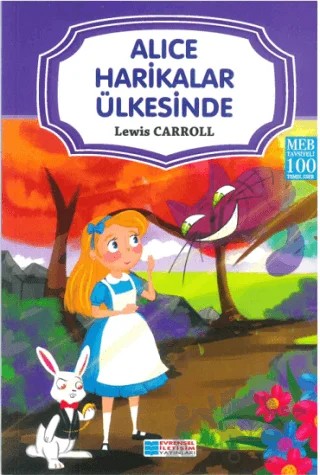 Alice Harikalar Ülkesinde – Lewis Carroll – Evrensel İletişim Yayınları kitap kapağı