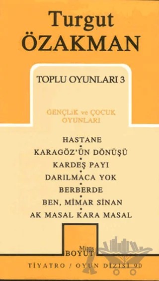 Toplu Oyunları 3 – Turgut Özakman – Mitos Boyut Yayınları kitap kapağı