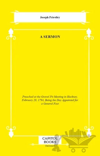 A Sermon – Joseph Priestley – Capitol Books kitap kapağı