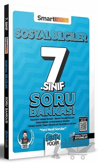 7. Sınıf Sosyal Bilgiler Soru Bankası – Metin Uruk – Benim Hocam Yayınları kitap kapağı
