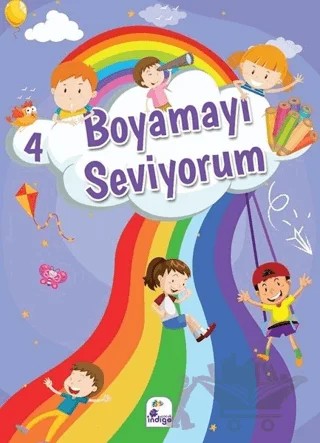 Boyamayı Seviyorum 4 – Kolektif – İndigo Çocuk kitap kapağı