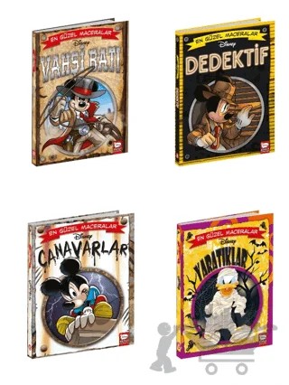 Disney Fantastik Maceralar Serisi 4 Kitap – Kolektif – Beta Kids kitap kapağı