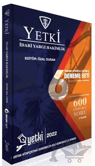 İdari Yargı Hakimlik Çözümlü 6 Deneme Seti – Özal Duran – Yetki Yayınları kitap kapağı