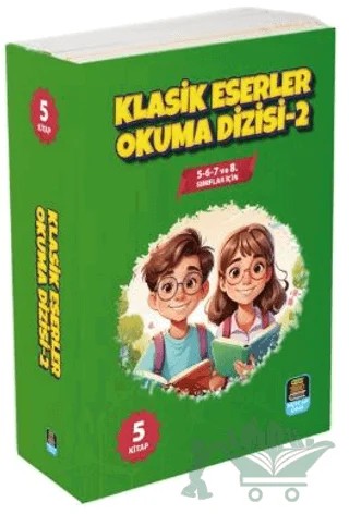 Klasik Eserler Okuma Dizisi - 2 – Jules Verne – Mercan Okul Yayınları kitap kapağı