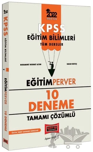 2022 KPSS Eğitim Bilimleri EğitimPerver Tamamı Çözümlü 10 Deneme – Kolektif – Yargı Yayınevi kitap kapağı