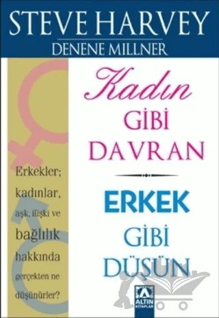 Kadın Gibi Davran, Erkek Gibi Düşün – Steve Harvey – Altın Kitaplar kitap kapağı
