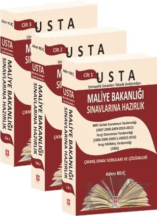 Maliye Bakanlığı Sınavlarına Hazırlık 3 Cilt Takım – Adem Kılıç – Ekin Basım Yayın kitap kapağı