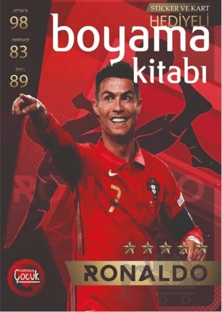 Ronaldo Boyama Kitabı – Kolektif – Karnaval Çocuk kitap kapağı