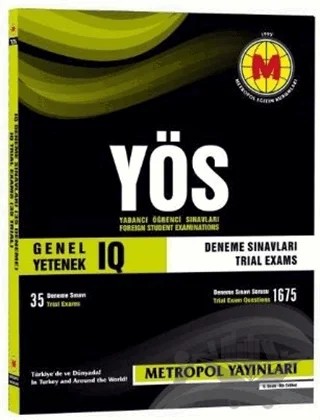 YÖS Iq Deneme Sınavları 35 Deneme – Kolektif – Metropol Yayınları kitap kapağı