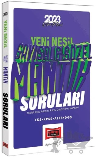 Yargı Yayınları 2023 KPSS YKS ALES DGS Yeni Nesil Tamamı Çözümlü Sayısal ve Sözel Mantık Soruları – Kolektif – Yargı Yayınevi kitap kapağı